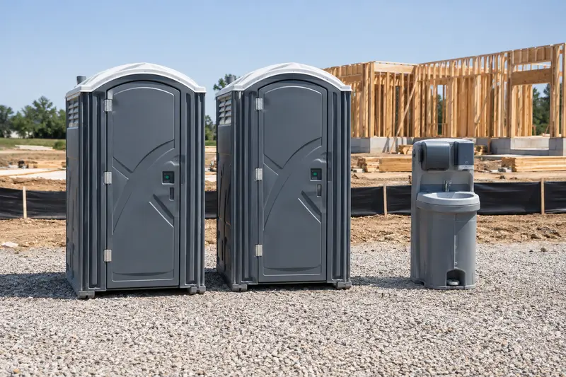 Portable sanitation equipment for rental planning